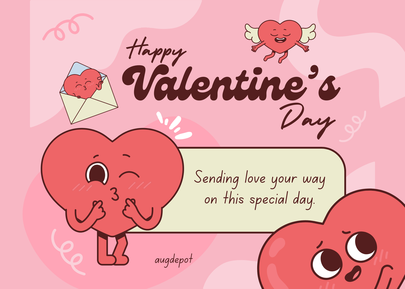 Valentine's Day AR invitation card sample