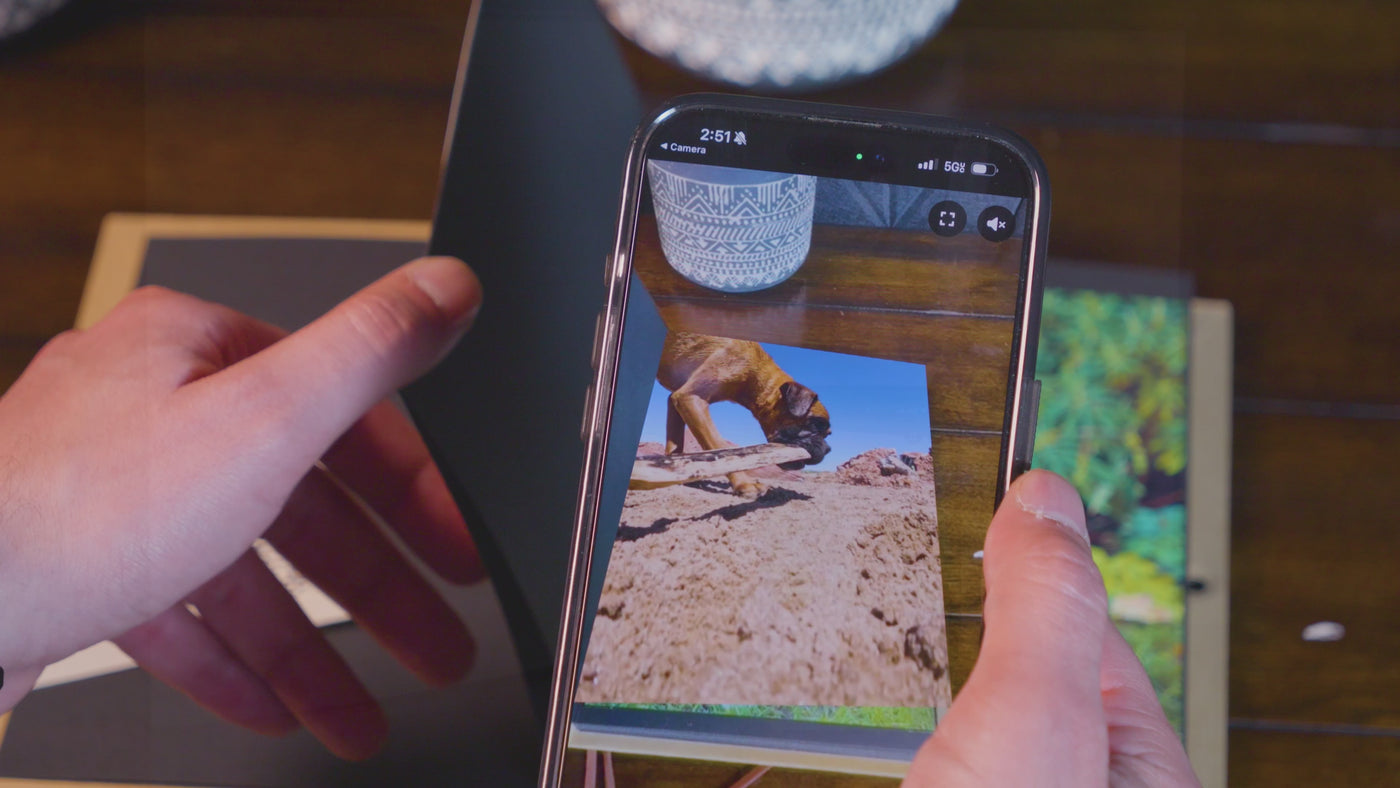 Augmented reality photo album